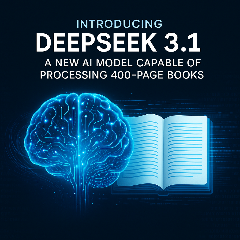 DeepSeek 3.1: 400 Sayfalık Kitabı Tek Seferde İşleyebilen Yeni Nesil Yapay Zekâ Modeli